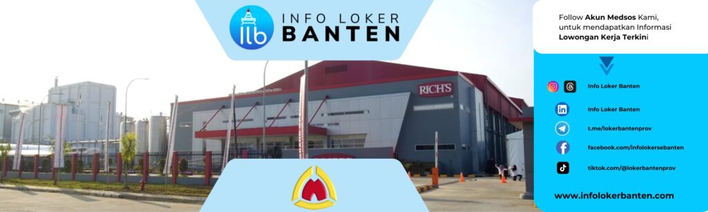 Lowongan QA Technician di Kawasan Modern Cikande Banten