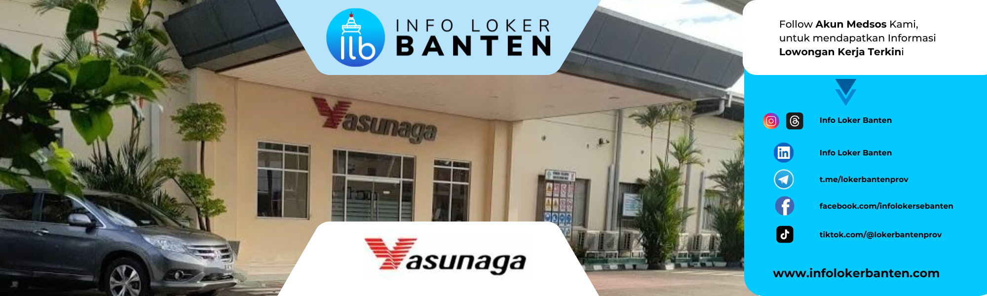 Lowongan Kerja Operator Maintenance PT Yasunaga Indonesia – Cikande