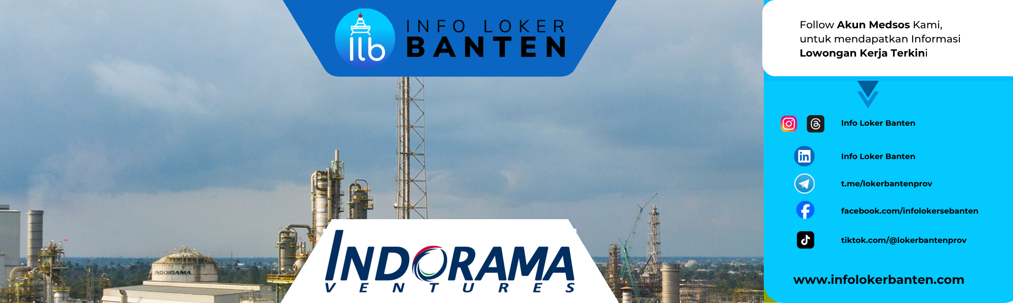 Loker Import Staff Cilegon – PT Indorama Polypet Indonesia