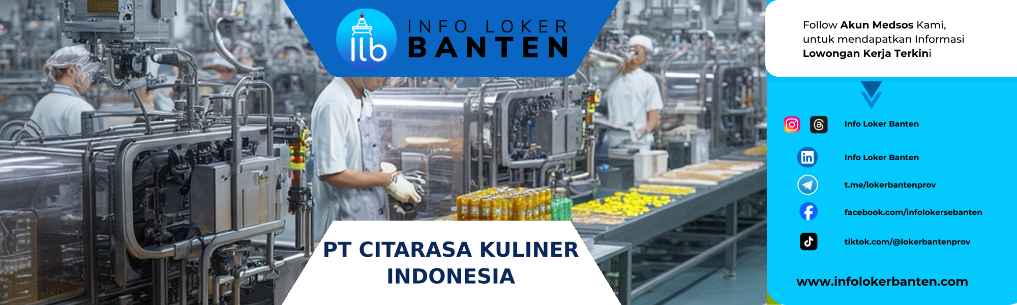 Loker QC Audit Officer Bogor – PT Citarasa Kuliner Indonesia