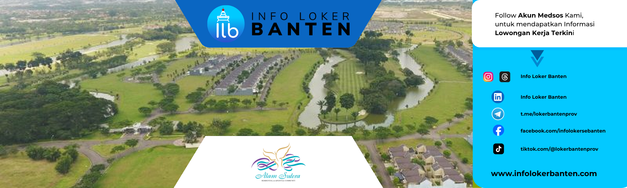 Lowongan Kerja Operator CCTV PT Alam Sutera Realty Pasar Kemis 2026