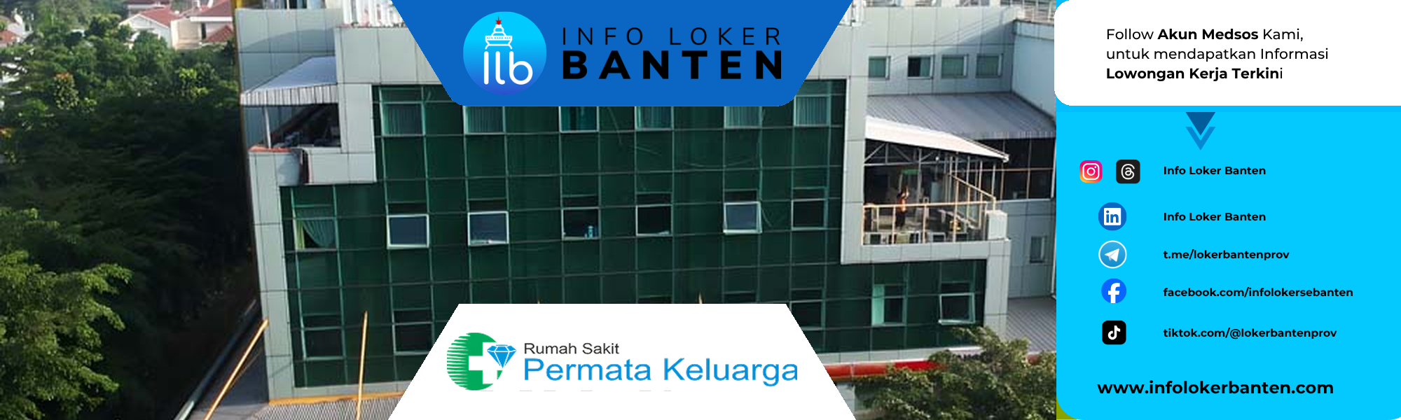 Lowongan Kerja Staff ADM Rawat Inap & Kasir RS Permata Keluarga Cikarang 2026