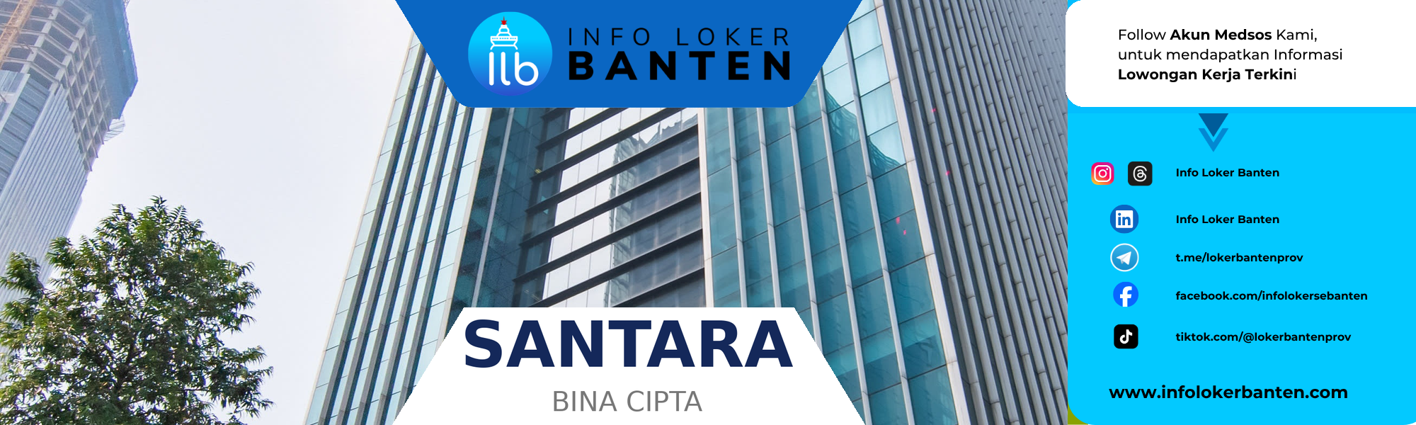 Lowongan Magang Social Media & Creative Content PT Santara Bina Cipta 2026