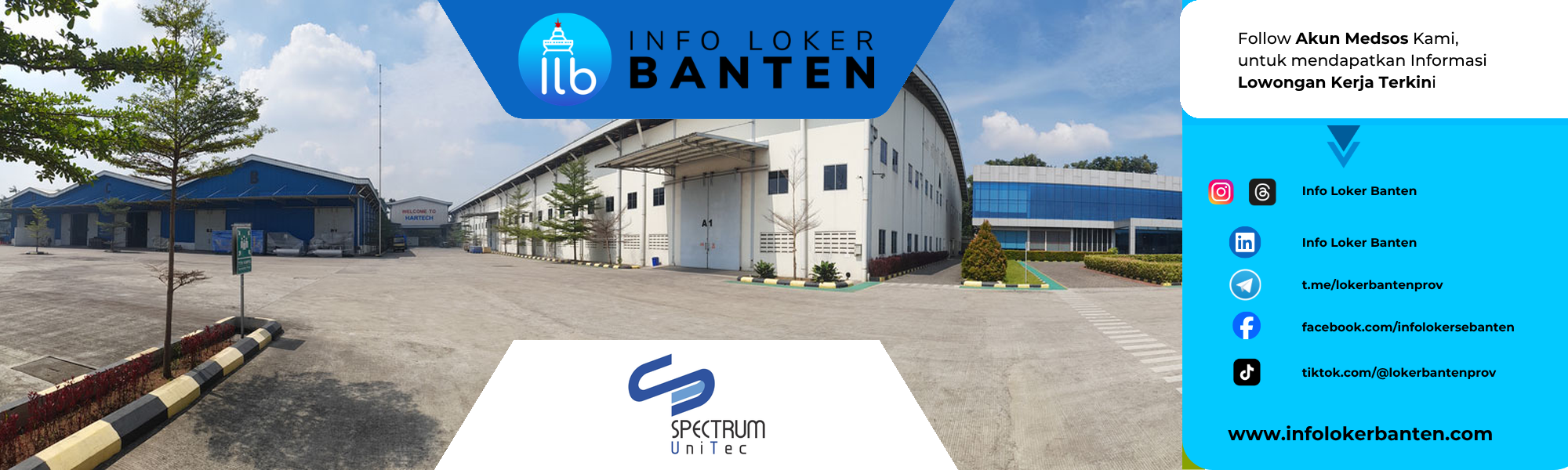 Loker Admin Produksi Tangerang – PT Spectrum Unitec