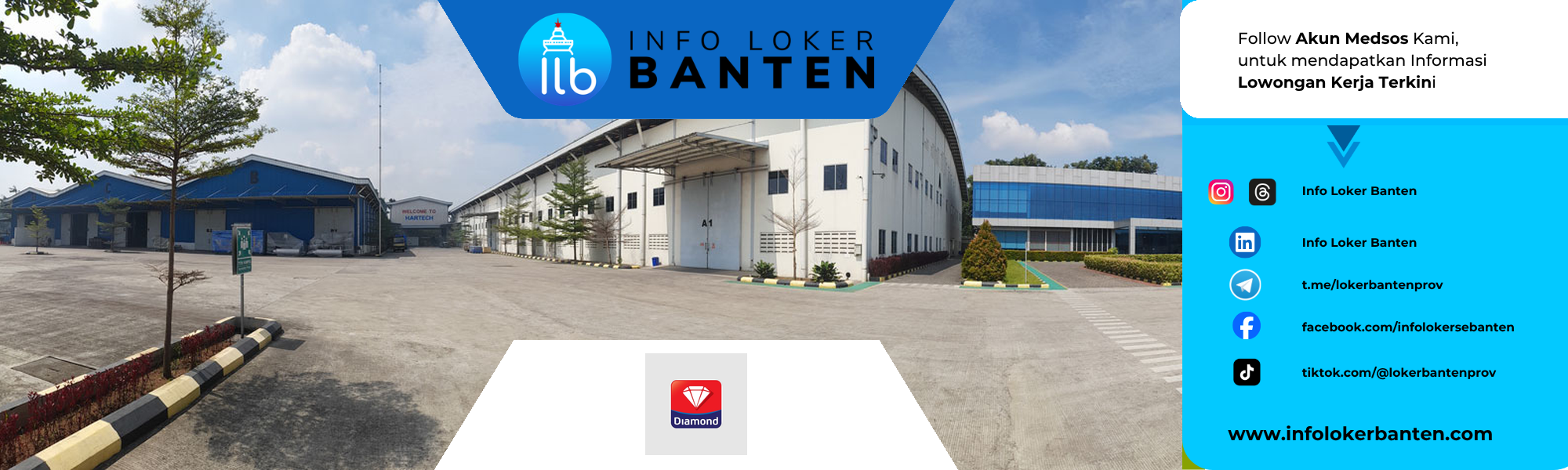 Loker Operator Worker, Warehouse Cibitung – PT Sukanda Djaya – Diamond Cold Storage