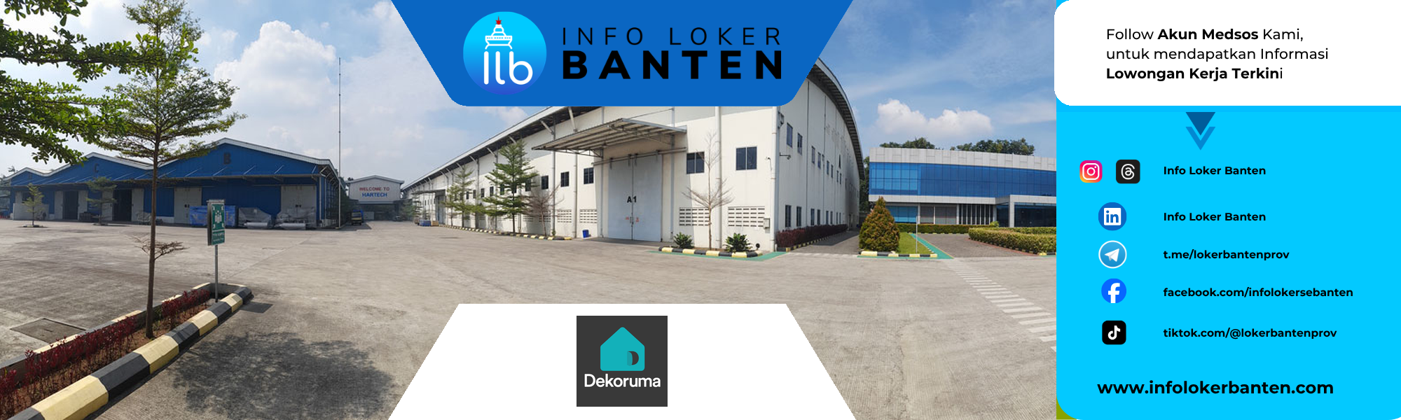 Loker Warehouse & Logistic Supervisor; Warehouse Team Leader; Logistics Team Leader Cikupa – Dekoruma