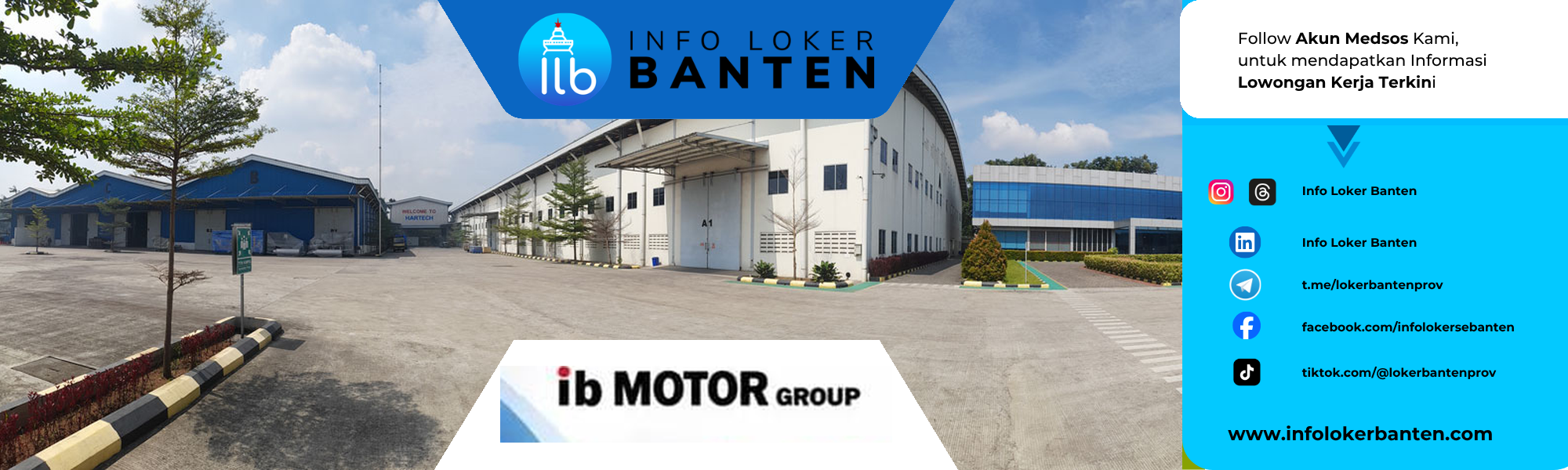 Loker Sales Force (SF) Dealer Motor Serang – IB Motor Group