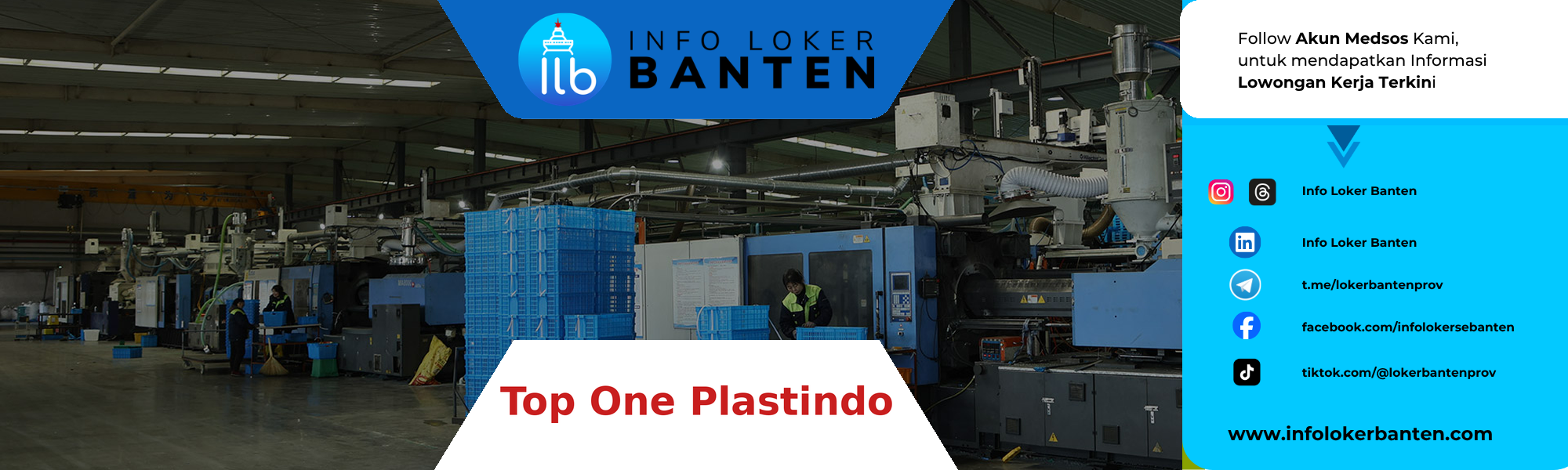 Loker Sales Marketing Cikarang – PT Top One Plastindo
