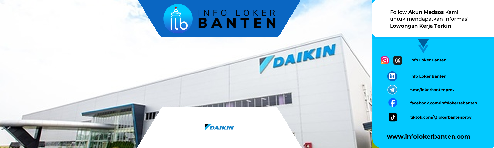 Loker QC Technician Cikarang – PT Daikin Manufacturing Indonesia