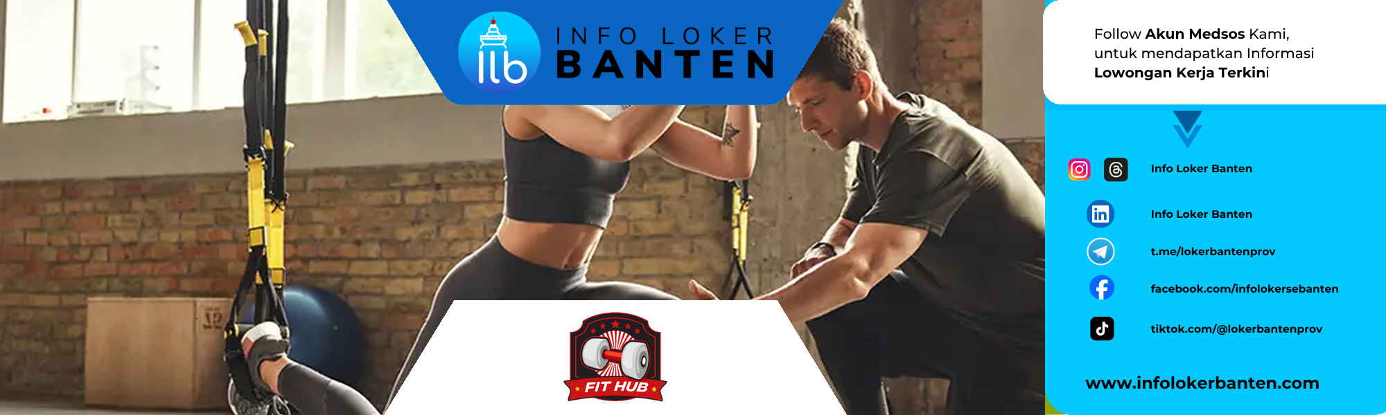 Lowongan Female Personal Trainer FIT HUB Cilegon