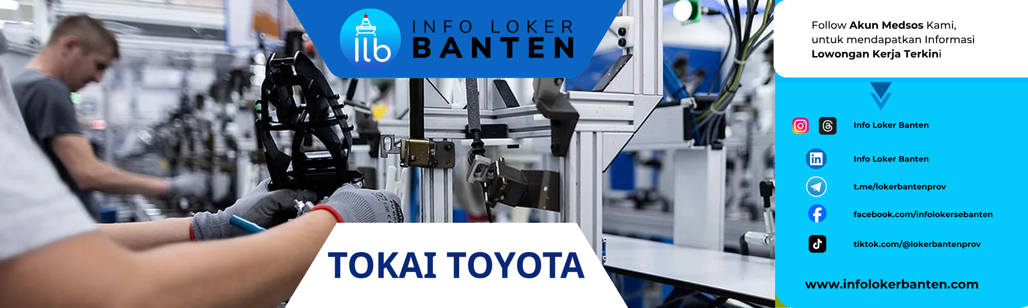 Loker Operator Maintenance Mesin PT Tokai Toyota Auto Body Extrusion Cikarang