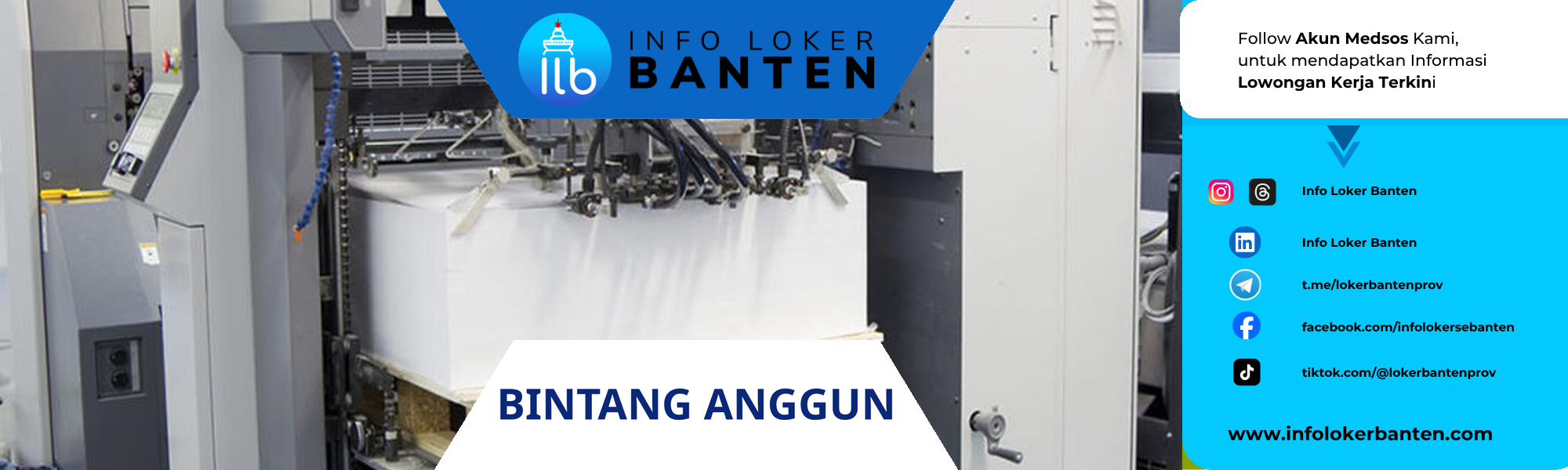 Loker Sales & Marketing Manager PT Bintang Anggun Indonesia Balaraja Tangerang