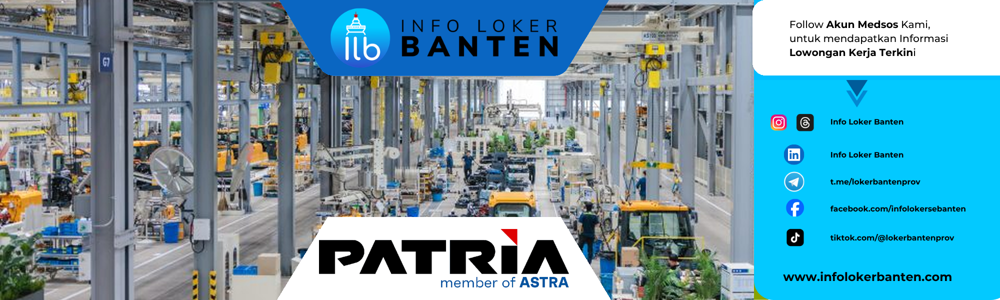 Lowongan Kerja Business Development Associate PATRIA Cikarang