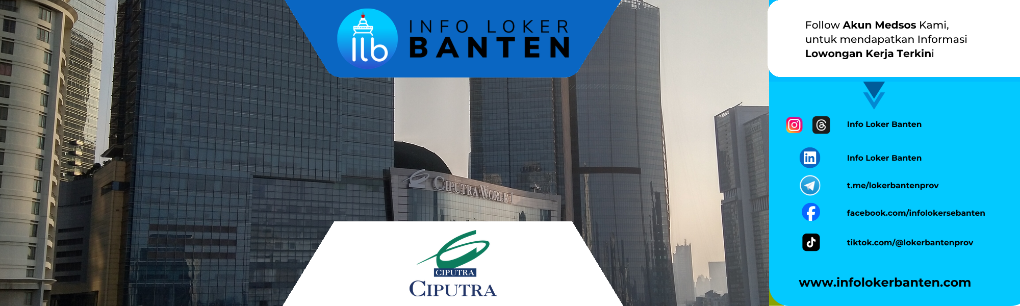 Lowongan Kerja Sales Consultant Ciputra Bekasi