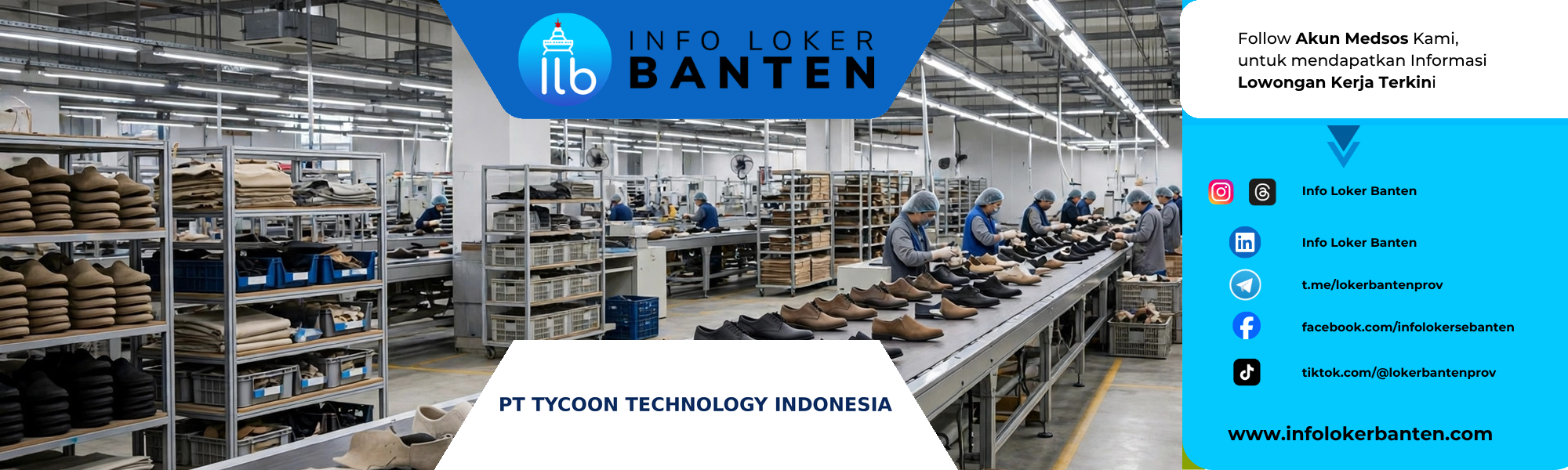 Lowongan Kerja Staff Marketing PPC PPIC Leader Production PT Tycoon Technology Indonesia Tunjung Teja Serang