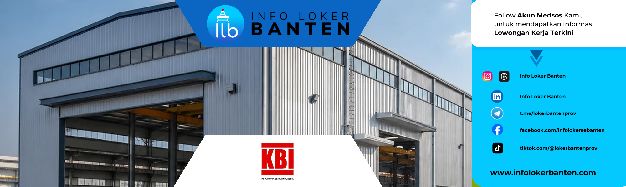 Lowongan Kerja Material Inspector PT Karunia Berca Indonesia Cilegon