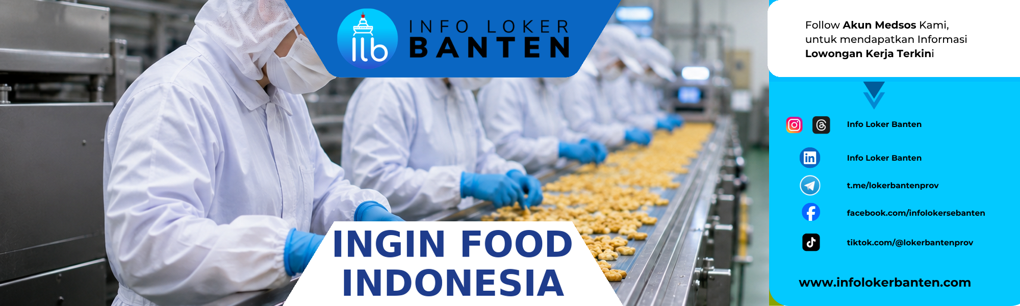 Lowongan Kerja Admin E-Commerce PT Ingin Food Indonesia Cikande