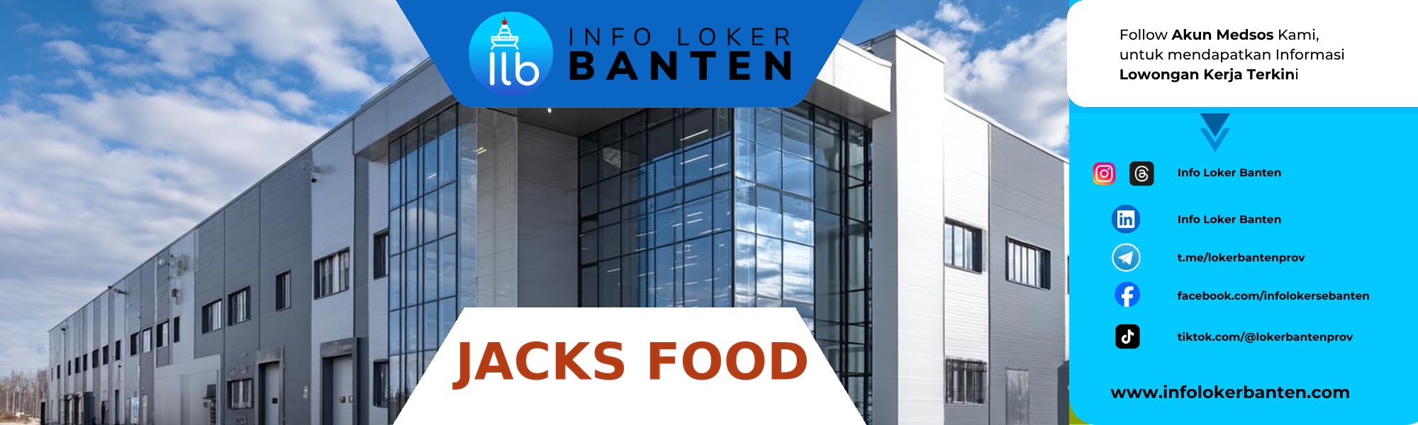 Lowongan Kerja Finance Accounting & Tax Mandarin Speaker PT Jacks Food Indonesia Tangerang