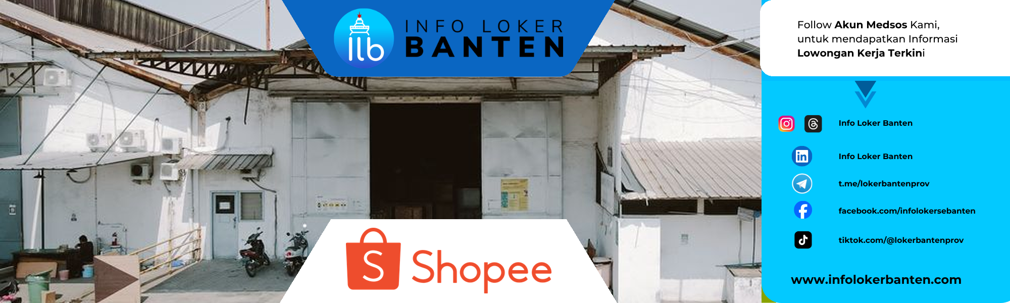 Lowongan Kerja Team Lead & Shift Lead Warehouse Shopee Kabupaten Tangerang