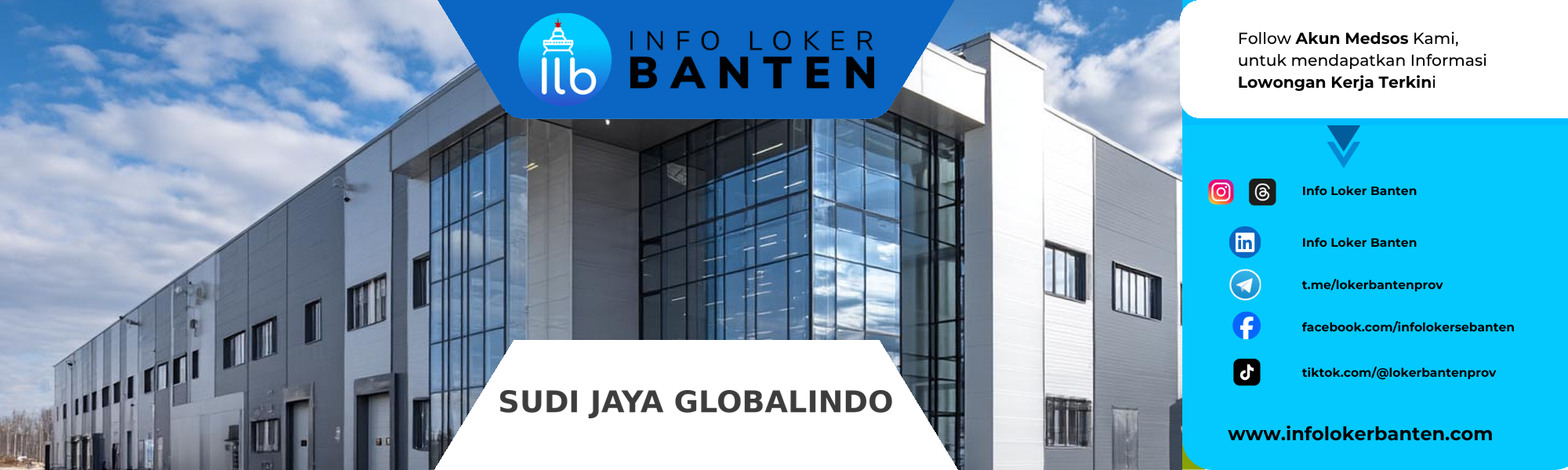 Lowongan Kerja Project Akuntan & QC Mesin PT Sudi Jaya Globalindo Tangerang