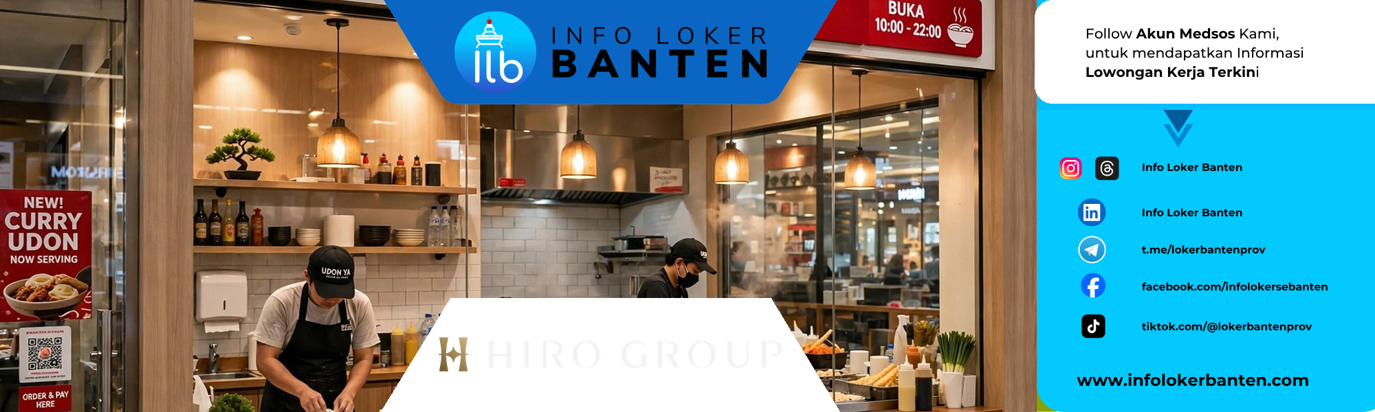 Lowongan Kerja FOH & BOH Hiro Group Indonesia Alam Sutera Tangerang Walk-in Interview