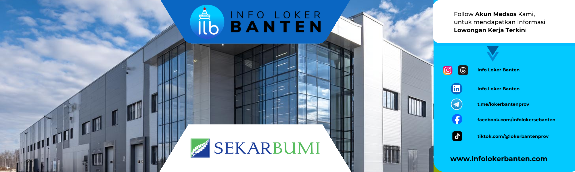 Lowongan Kerja Operator WTP/WWTP PT Bumi Pangan Utama Sekar Bumi Group Cikupa Tangerang