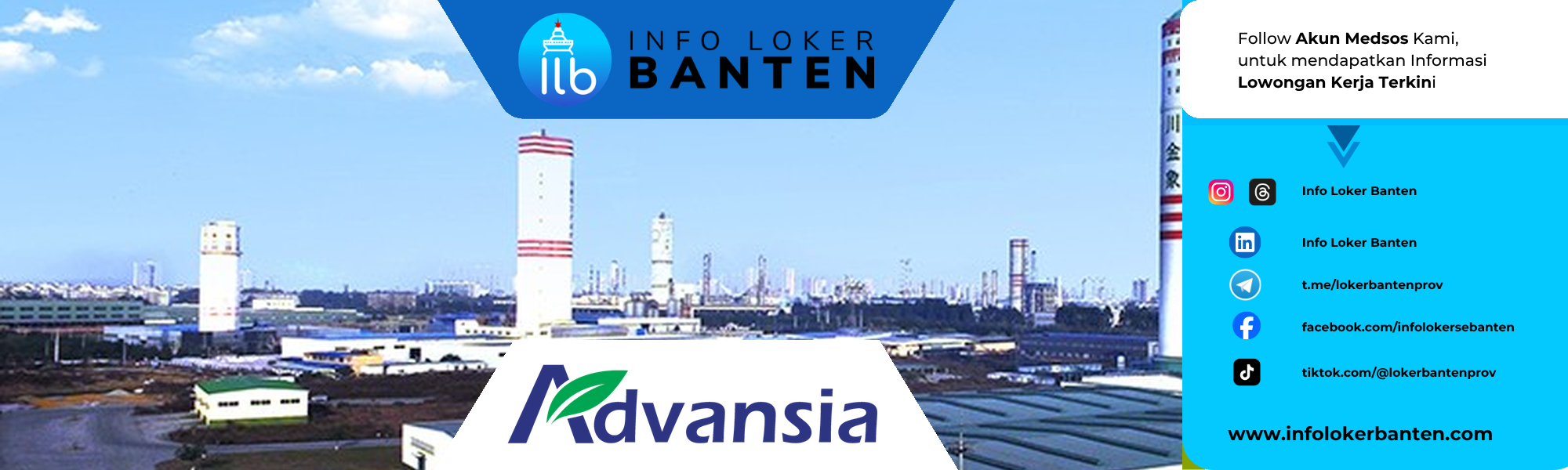lowongan field assistant advansia indotani pandeglang