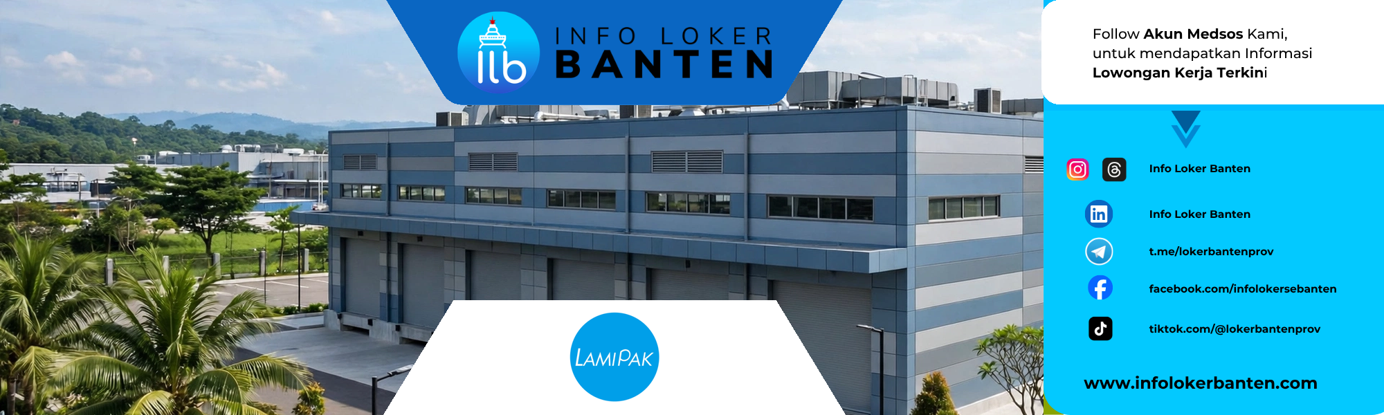 Lowongan Kerja Junior Lamination Operator Lamipak Indonesia Cikande 2026