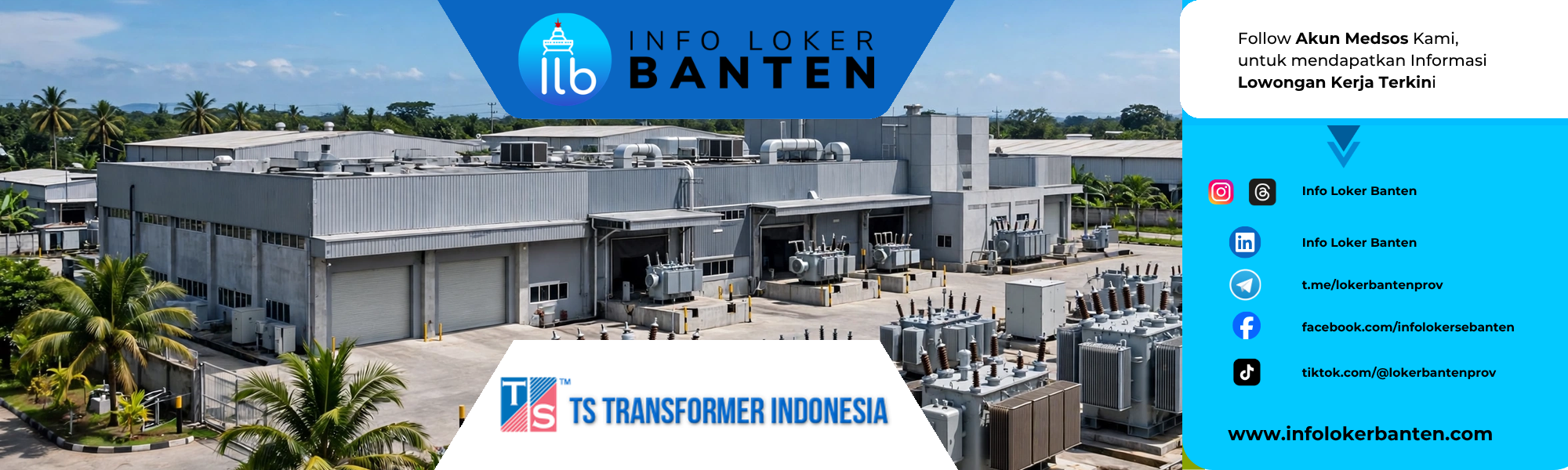 Lowongan Kerja Electrical Engineering PT TS Transformer Indonesia Serang 2026
