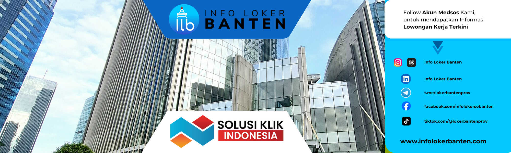 Banner Lowongan Kerja Trainer Development Specialist Solusi Klik Group