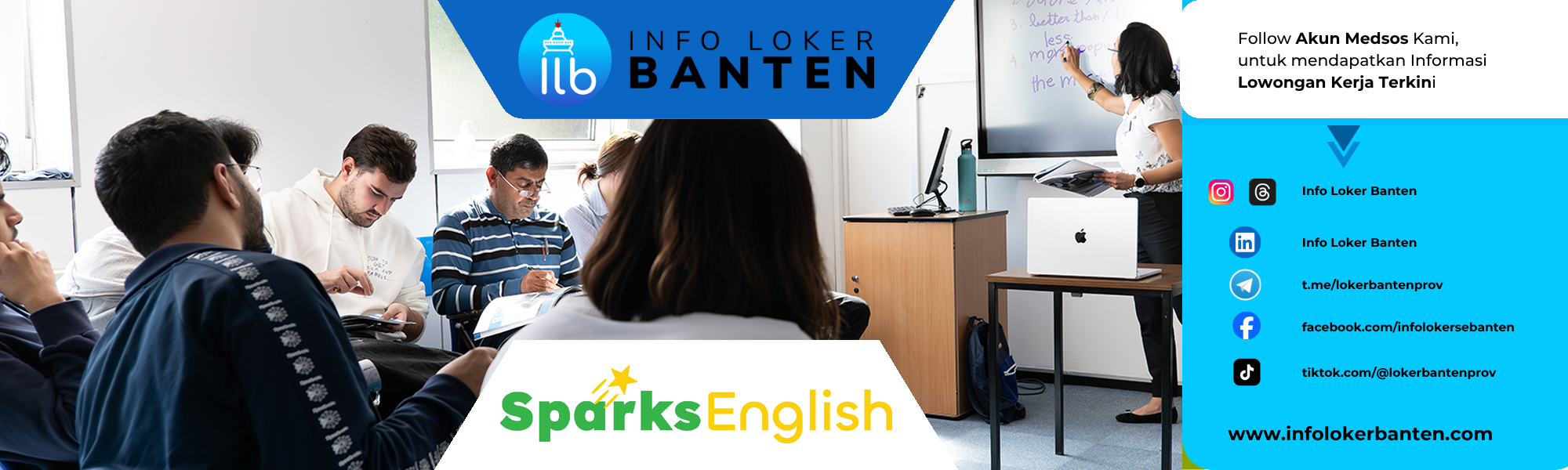 Lowongan Kerja Student Advisor Sparks English BSD 2026