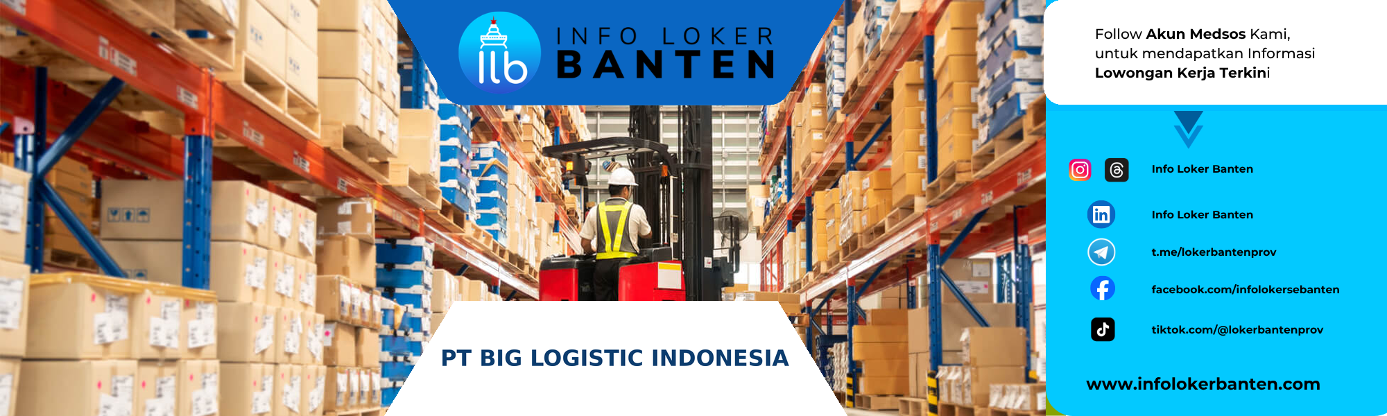 Lowongan Kerja Staff Finance Accounting PT Big Logistic Indonesia Pasar Kemis 2026