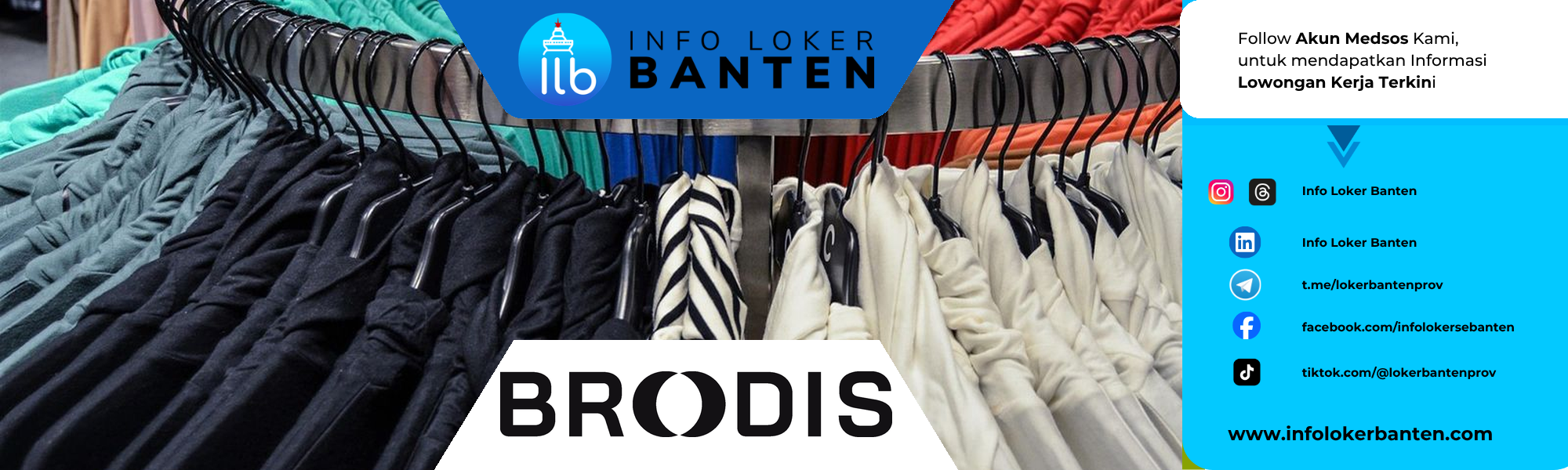 Lowongan Kerja Graphic Designer PT Broodisindo Mode Kreatif Tangerang Selatan 2026