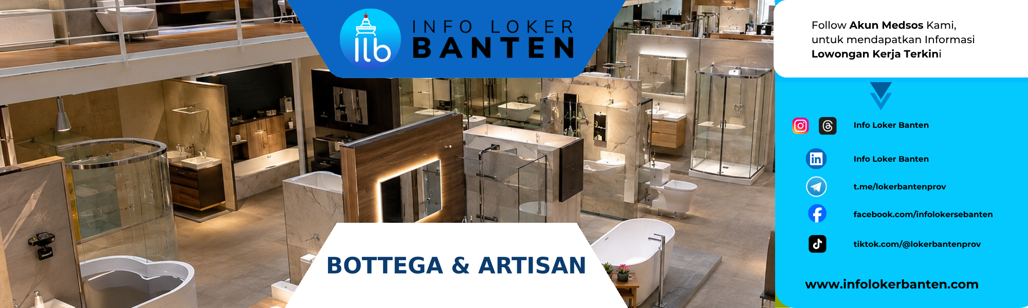 Lowongan Kerja Sales Gallery Bottega Artisan Alam Sutera 2026