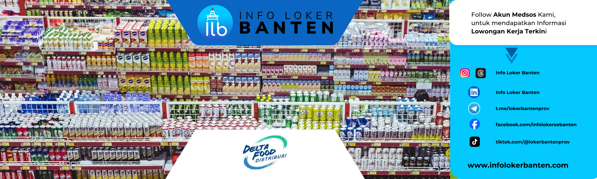 Lowongan Kerja Team Leader SPG PT Delta Food Distribusi Jabodetabek 2026