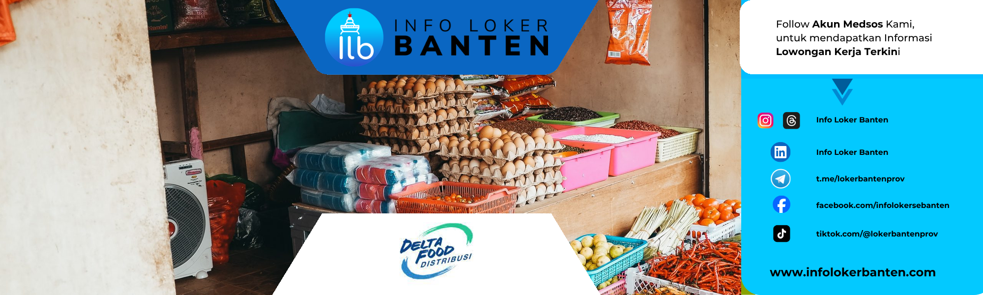 Lowongan Kerja Area Sales Promotion Supervisor dan SPG GT PT Delta Food Distribusi Jabodetabek 2026