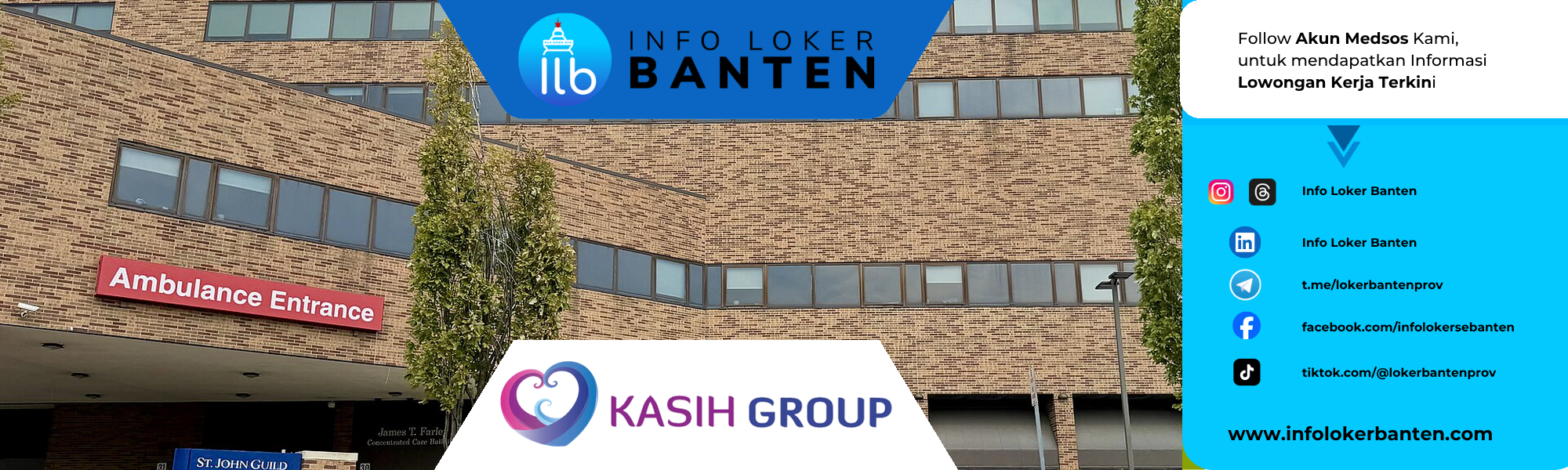 lowongan kerja marketing asuransi tangerang selatan — Kasih Group RS Cinta Kasih