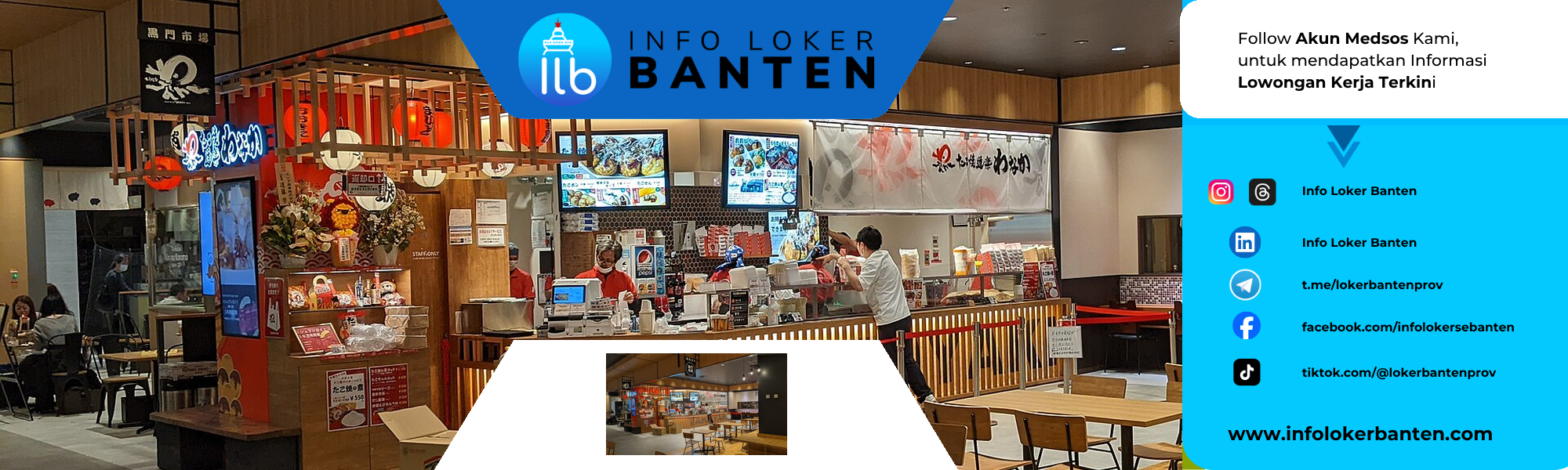 lowongan kerja koordinator lapangan takoyaki tangerang selatan — Lucky Takoyaki Tangsel
