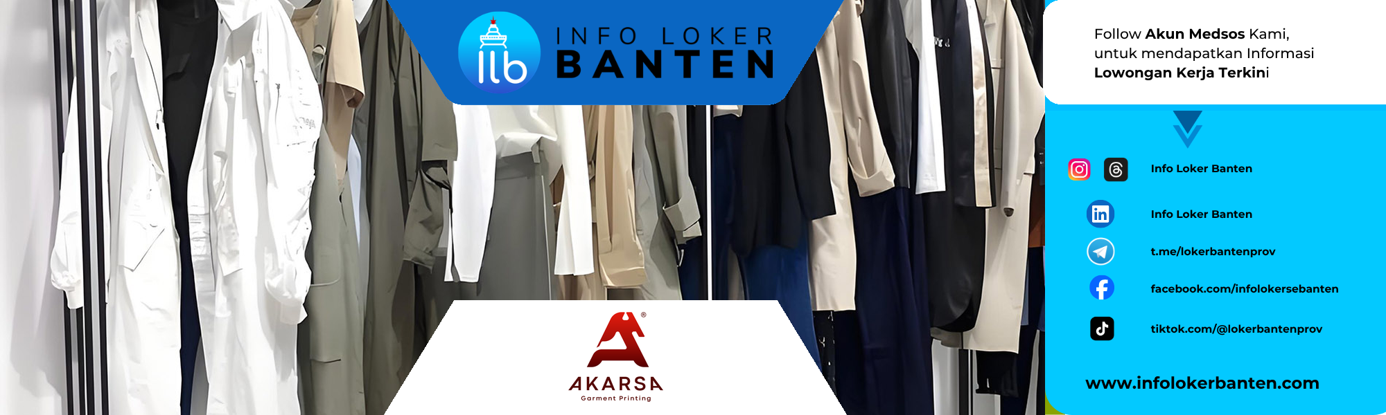 lowongan kerja e-commerce specialist jakarta selatan — PT Akarsa Garment