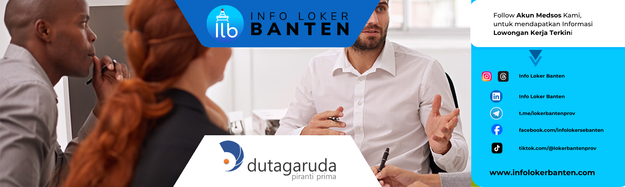 lowongan kerja hr representative pic project bsd — PT Dutagaruda Piranti Prima