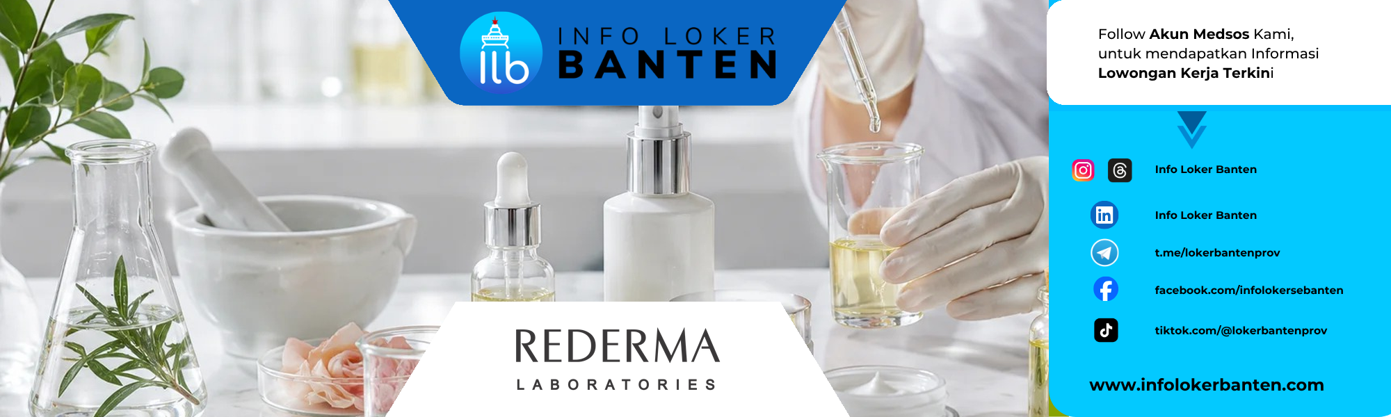 Lowongan kerja R&D Staff Cosmetics PT REE Berkarya Natural Cikupa Tangerang