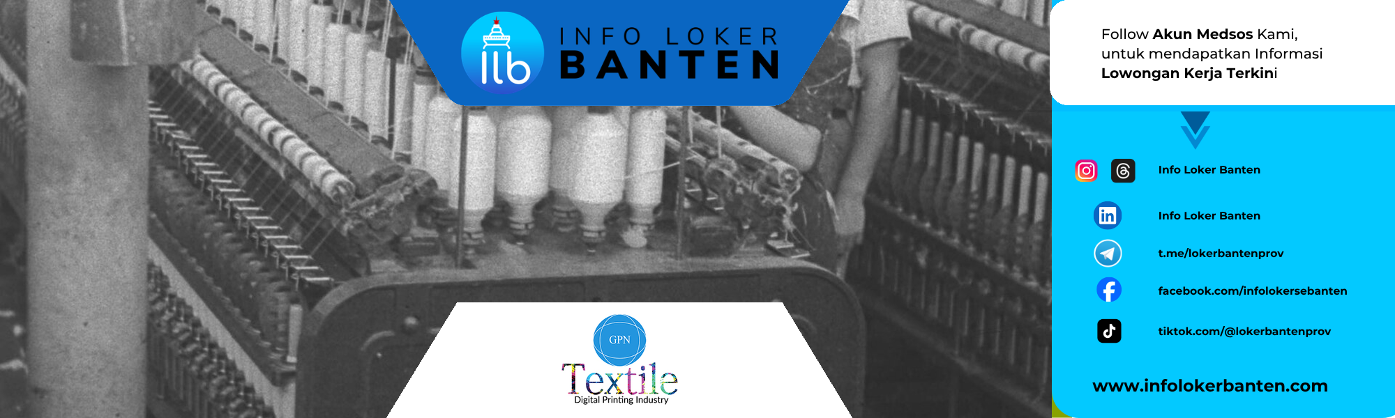Lowongan kerja Marketing Textile PT GPN Cibitung Bekasi