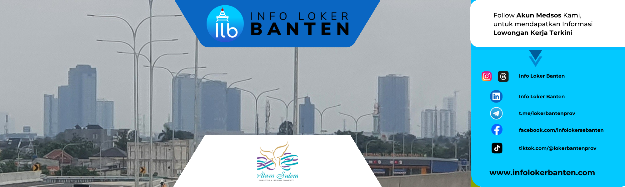 Lowongan kerja Teknisi PT Alam Sutera Realty Tbk Tangerang