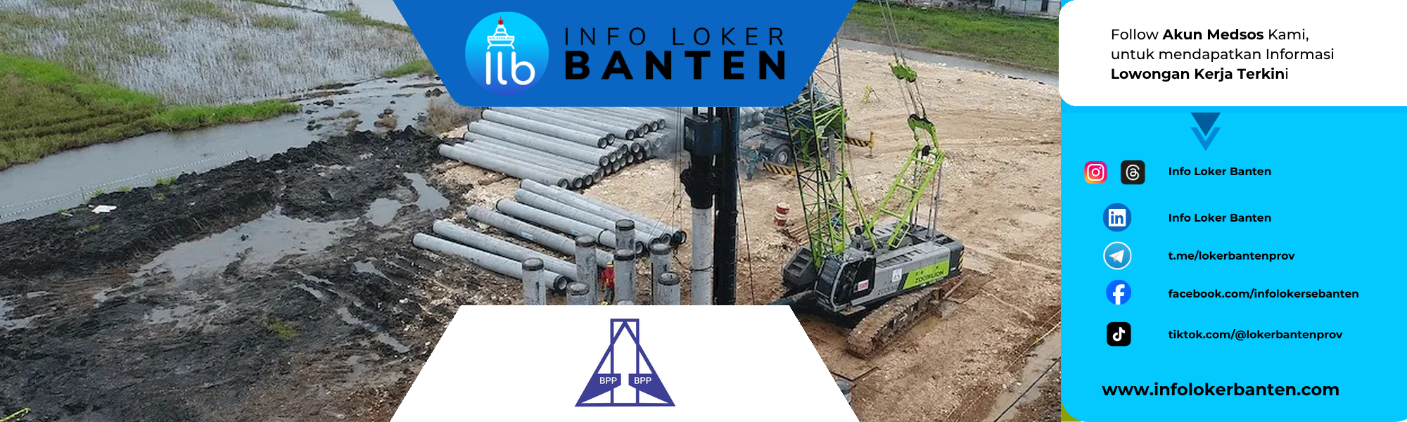 Lowongan Kerja Transport Logistic Staff & Pool Coordinator Berdikari Pondasi Perkasa Balaraja 2026
