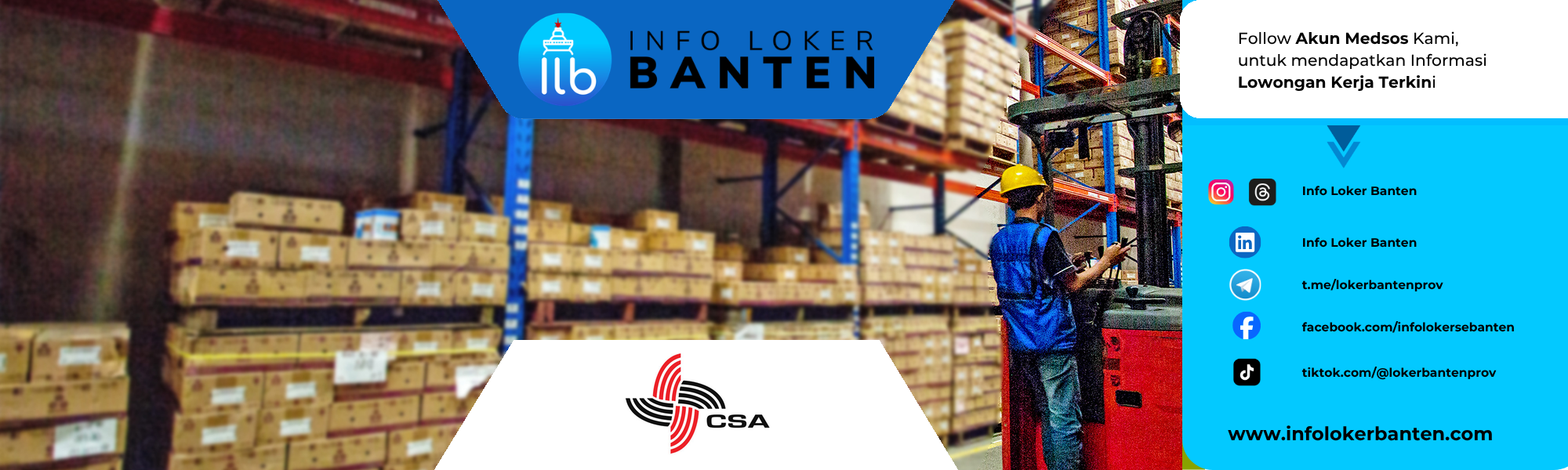 Lowongan Kerja Admin HR PT Catur Sentosa Adiprima Serang 2026