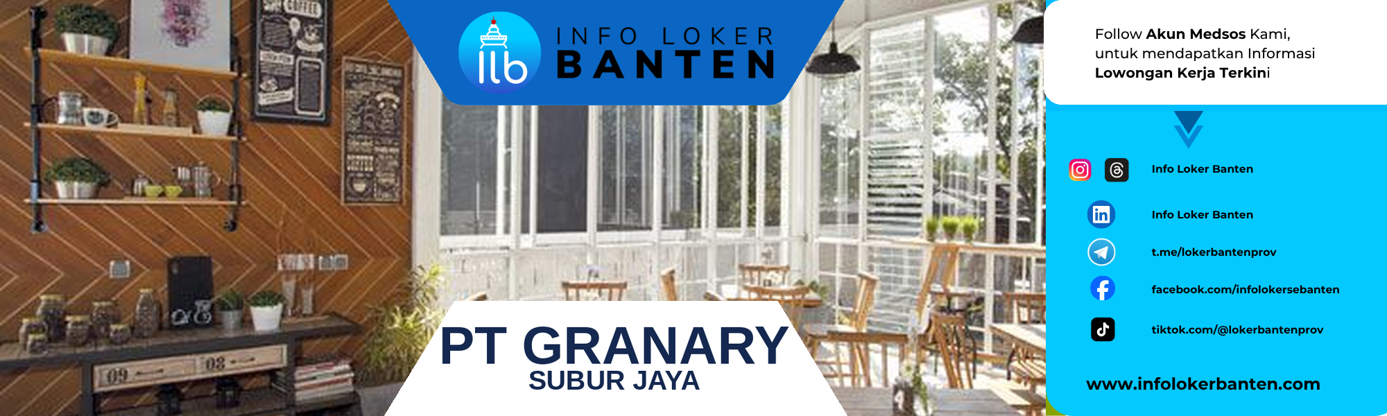 Lowongan Kerja Outlet Store Manager PT Granary Subur Jaya Depok 2026