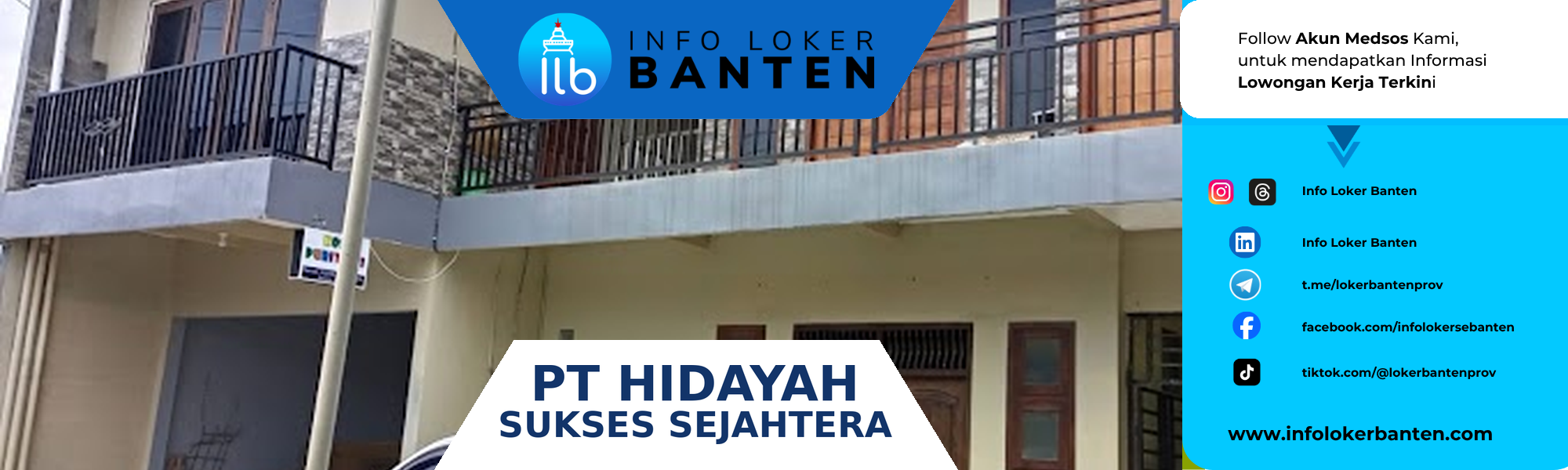Lowongan Kerja Sales Marketing Property PT Hidayah Sukses Sejahtera Serang 2026