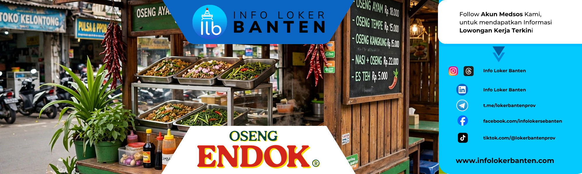Walk In Interview Oseng Endok Indonesia – Kramat Jati Jakarta Timur