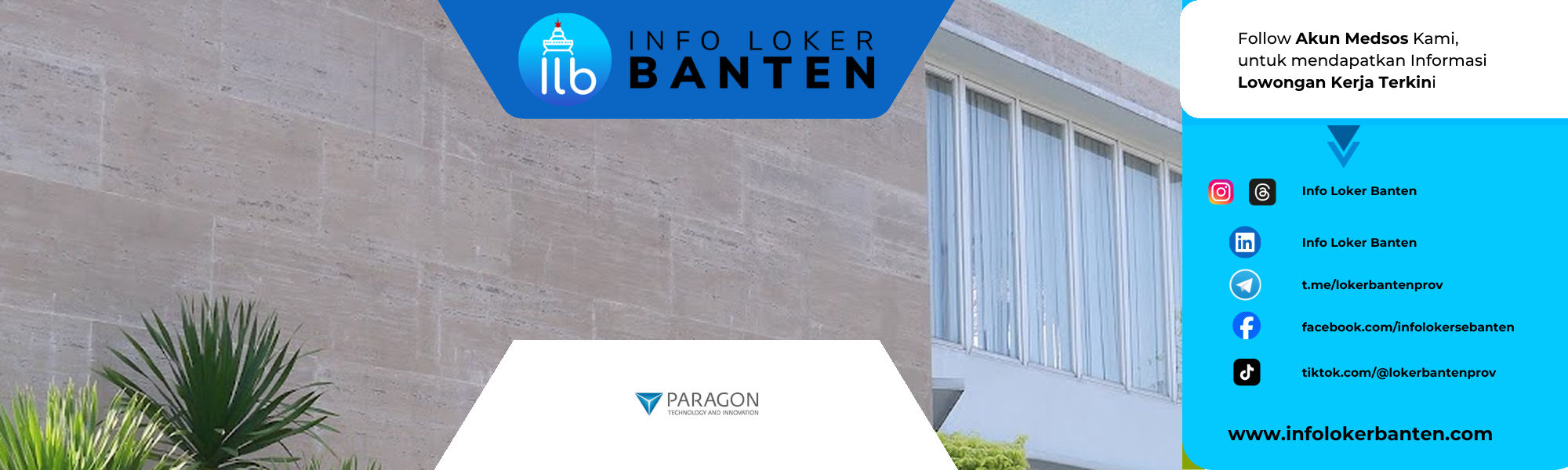 Loker Brand Ambassador Paragon Jakarta – Pro Fluencer Putri