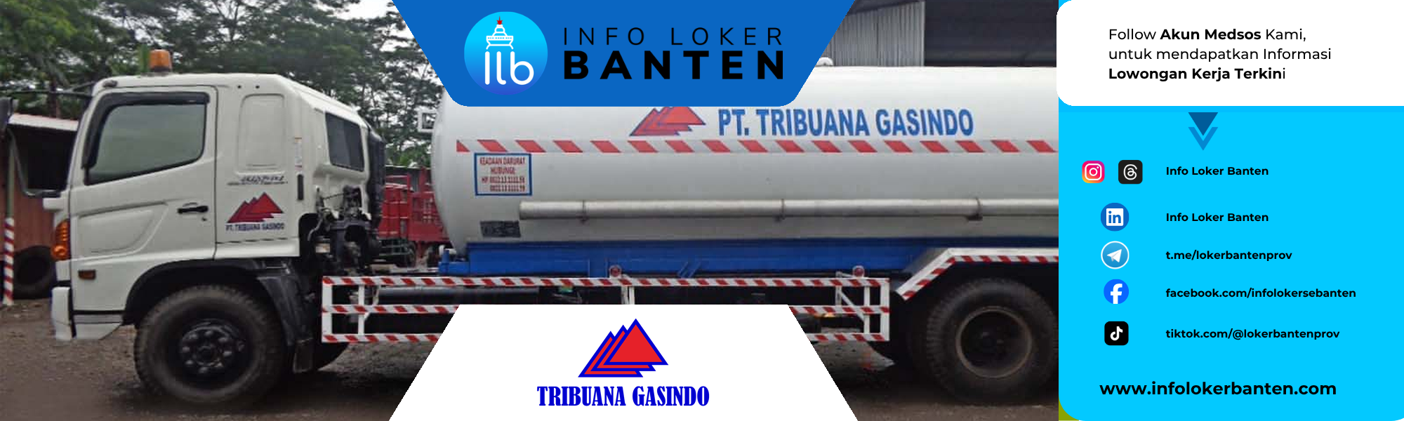 Lowongan Kerja Staff Distribusi PT Tribuana Gasindo Cikupa 2026